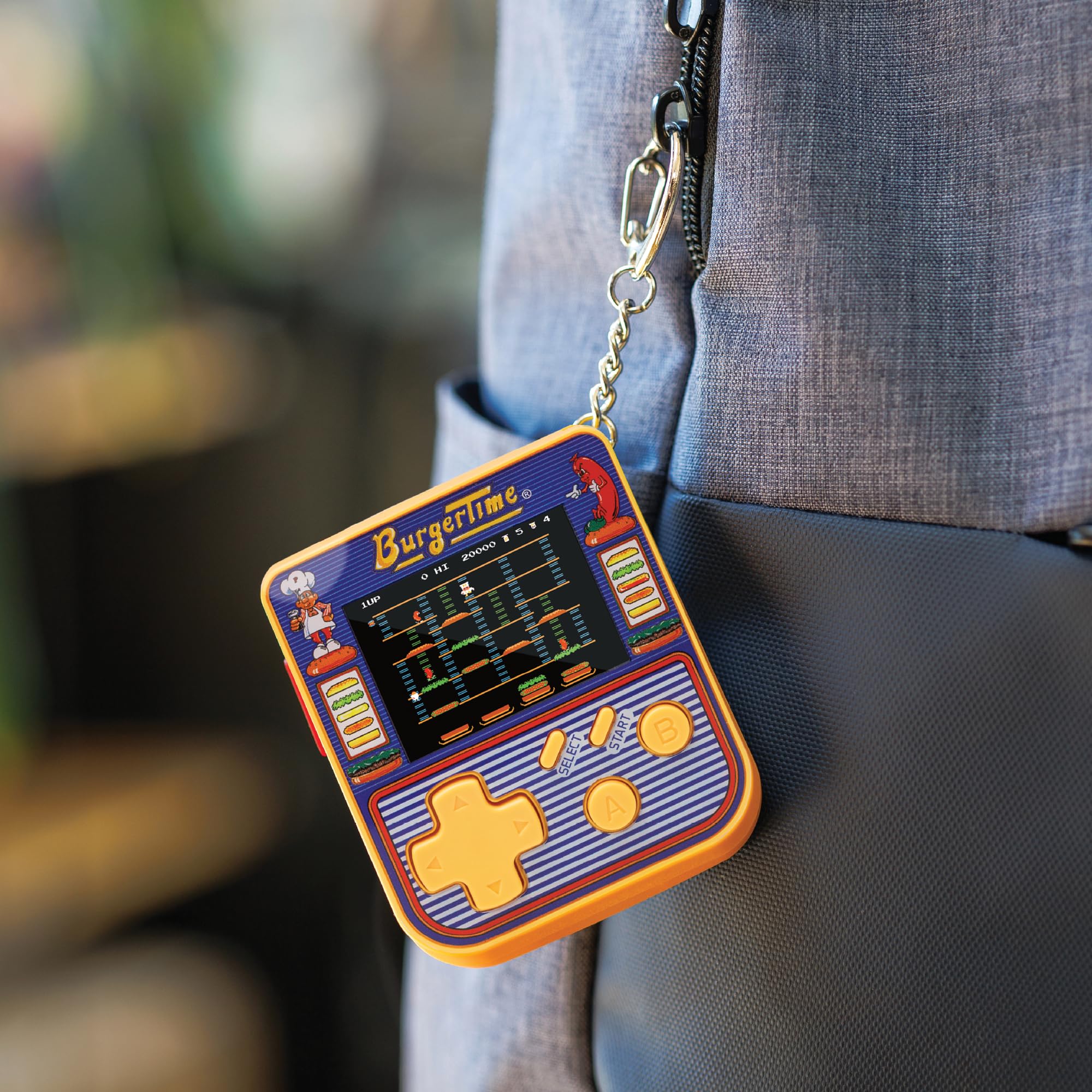Amazon.co.jp: スーパーマイクロ - Burgertimeキーチェーンゲーマー